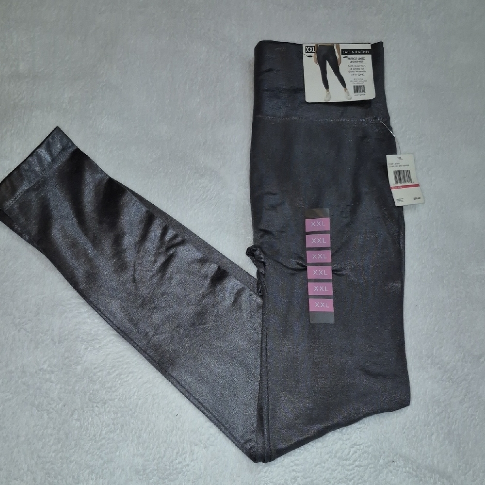 Zac & Rachel Gray Jeggings Smooth Charcoal Texture